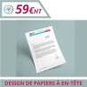 Design de vos papiers à en-tête - Graphisme à personnaliser - Imprimeur Marseille Textile