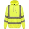 Sweat-shirt capuche haute visibilité - Chantier à personnaliser - Imprimeur Marseille Textile