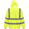 Sweat-shirt capuche haute visibilité - Chantier à personnaliser - Imprimeur Marseille Textile