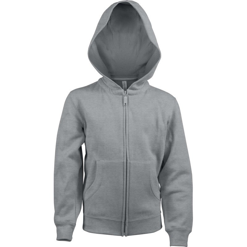 Sweat capuche zippé premium enfant - Sweat-shirts à personnaliser - Imprimeur Marseille Textile
