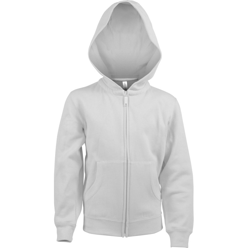 Sweat capuche zippé premium enfant - Sweat-shirts à personnaliser - Imprimeur Marseille Textile