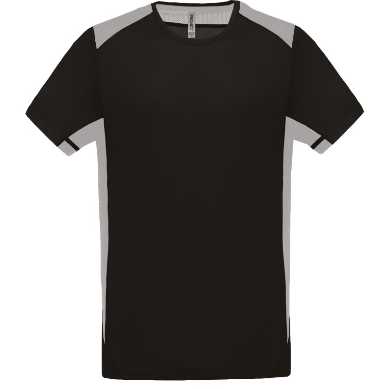 T-shirt sport bicolore unisexe - Sport à personnaliser - Imprimeur Marseille Textile