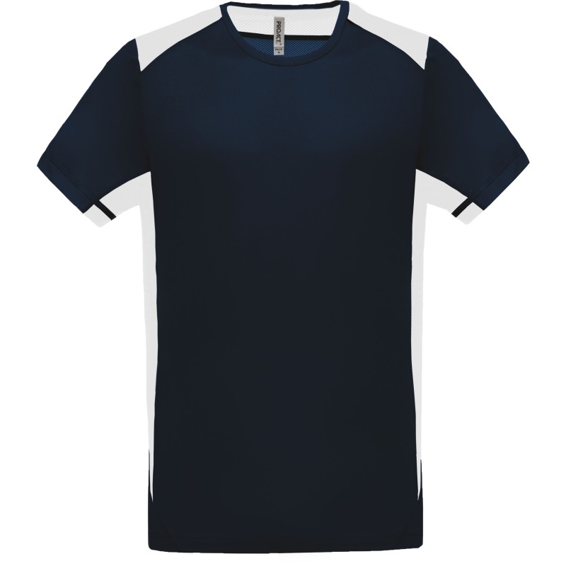 T-shirt sport bicolore unisexe - Sport à personnaliser - Imprimeur Marseille Textile