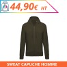 Sweat capuche zippé premium homme - Sweat-shirts à personnaliser - Imprimeur Marseille Textile