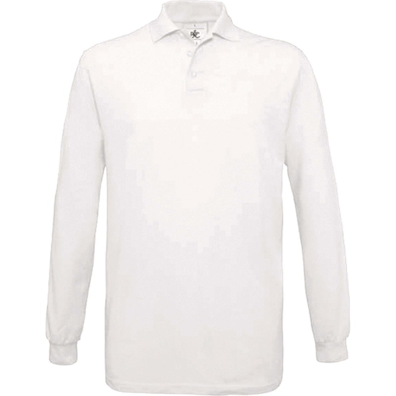 Polo manche longue homme - Polos à personnaliser - Imprimeur Marseille Textile