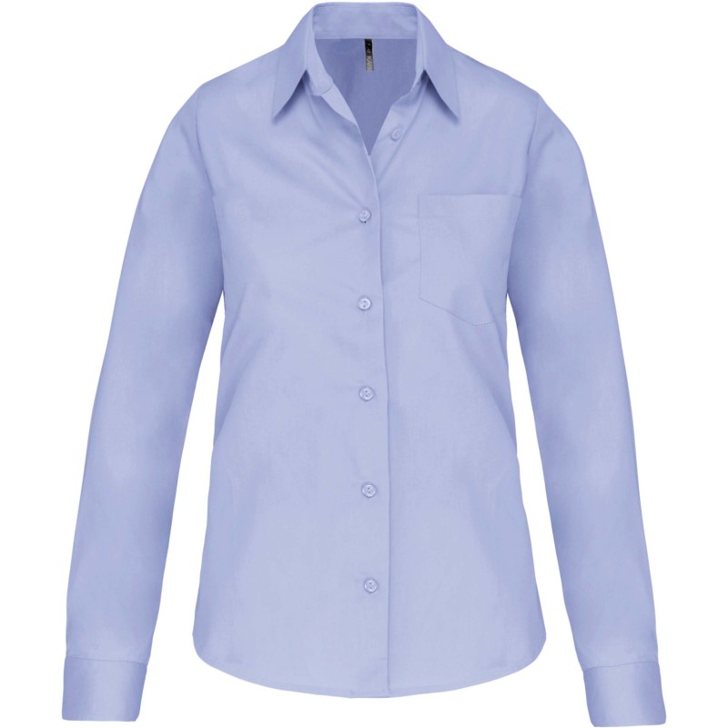 Chemise manches longues femme - Chemises à personnaliser - Imprimeur Marseille Textile