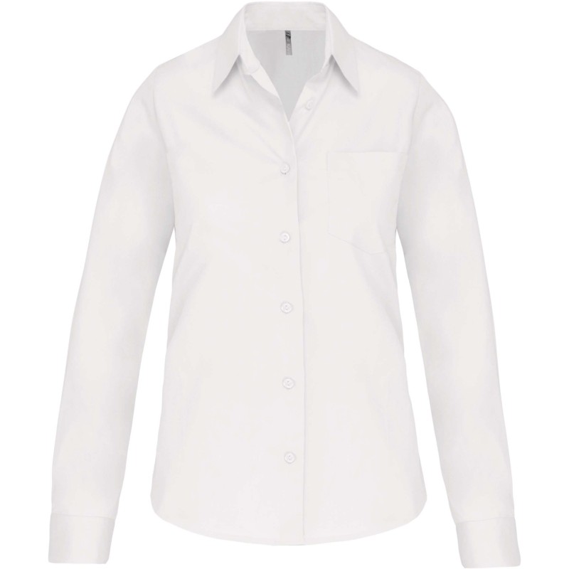 Chemise manches longues femme - Chemises à personnaliser - Imprimeur Marseille Textile