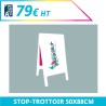 Stop-trottoir 50 x 88 cm - Stop trottoir  à personnaliser - Imprimeur Marseille Textile