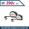 100 mètres ruban en acier de 3m - BTP à personnaliser - Imprimeur Marseille Textile
