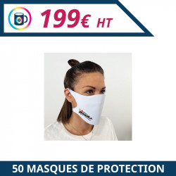 Masque de protection en tissu personnalisé