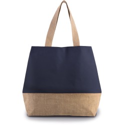 Sac shopping en toiles de coton & jute