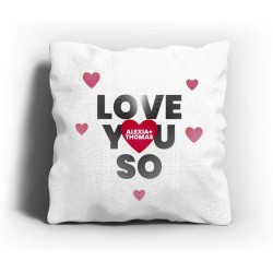 Coussin Saint-Valentin à personnaliser