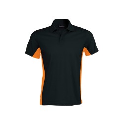 Polo bicolore manches courtes