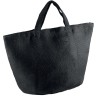 CABAS EN TOILE DE JUTE TEINT NOIR PERSONNALISE - Imprimeur Marseille à personnaliser - Imprimeur Marseille Textile