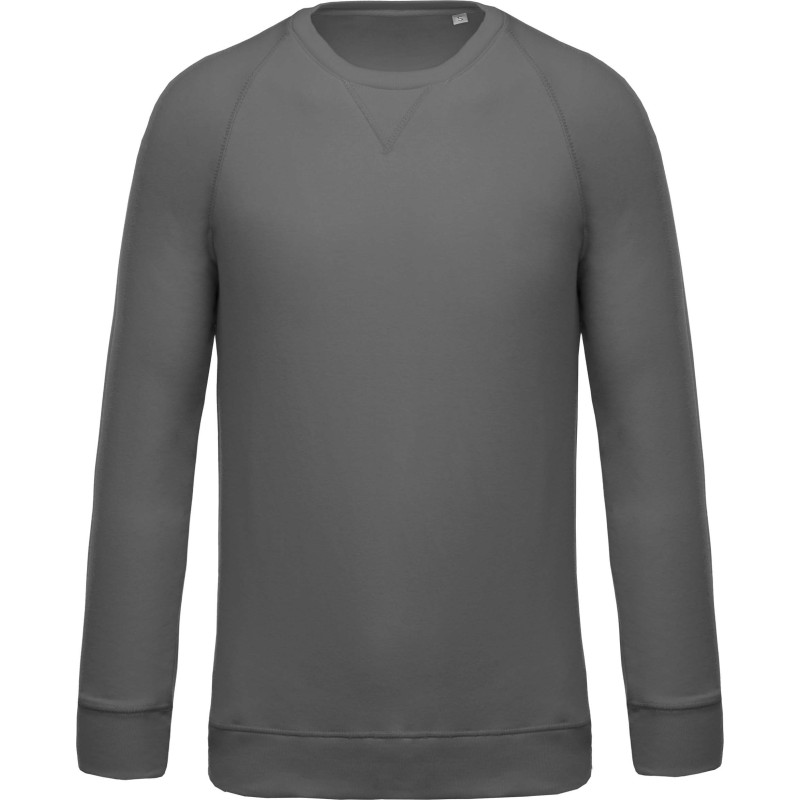 Sweat-shirt BIO col rond manches raglan Personnalisé - Imprimeur Marseille à personnaliser - Imprimeur Marseille Textile