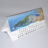 Calendrier chevalet 14,8 x 14,8 cm - Calendrier à personnaliser - Imprimeur Marseille Textile