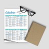 Calendrier carton - Calendrier à personnaliser - Imprimeur Marseille Textile