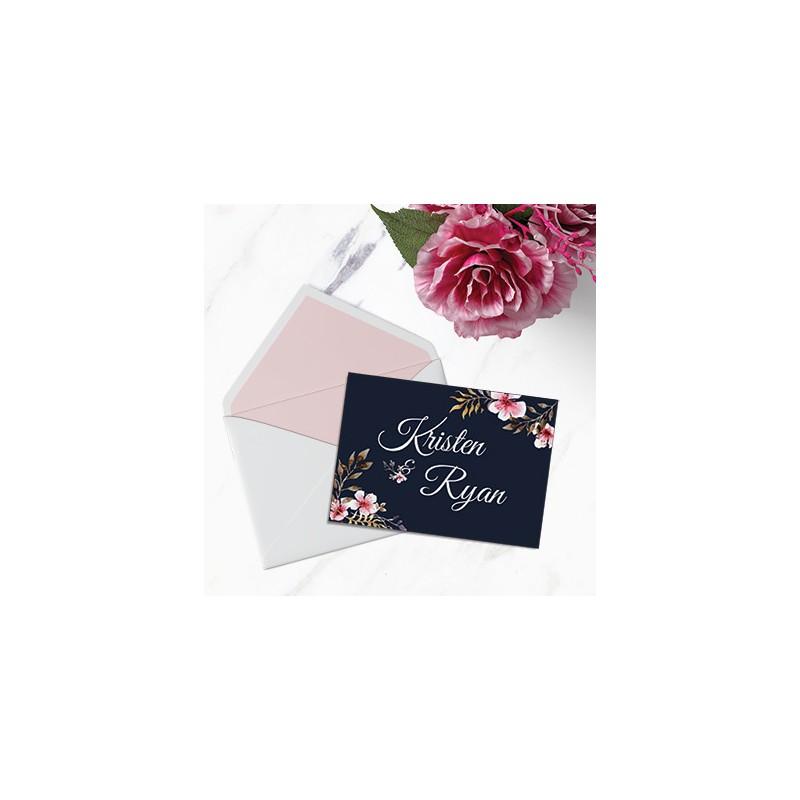 Carte invitation Format A6 ( 10,5 x 14,8 cm ) - Carte d'invitation à personnaliser - Imprimeur Marseille Textile