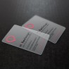 Carte PVC classique - Carte PVC à personnaliser - Imprimeur Marseille Textile