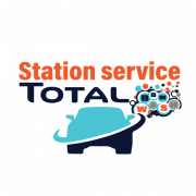 Création logo Station service TOTAL