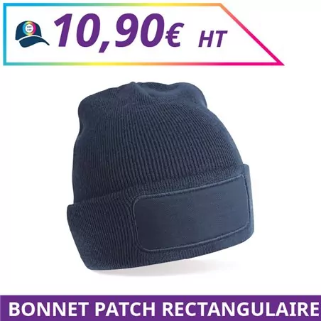 Bonnet patch rectangulaire - Accessoires à personnaliser - Imprimeur Marseille Textile