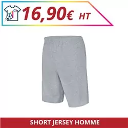 Short Jersey Homme - Sport à personnaliser - Imprimeur Marseille Textile