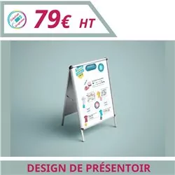 Design de votre présentoir - Graphisme à personnaliser - Imprimeur Marseille Textile