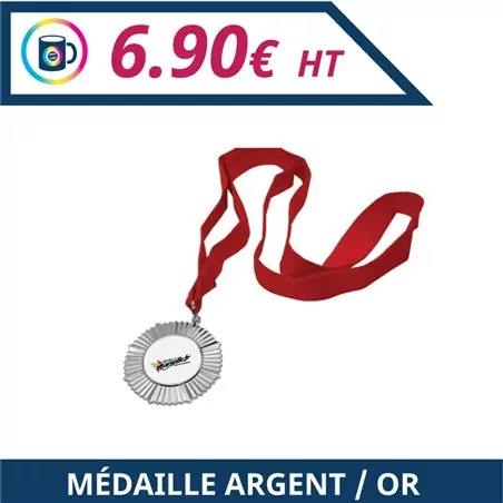 Médaille - Médaille à personnaliser - Imprimeur Marseille Textile